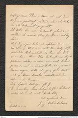 Nachlass Franz Steindachner, Brief von Georg Kolombatovic an Franz Steindachner (04.05.1881), Inv.Nr. 275.04, Seite 4